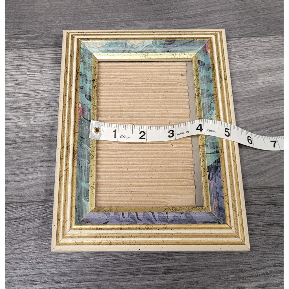 Fetco 6 x 4 Photo Frame Green/Purple/Multi-color Border